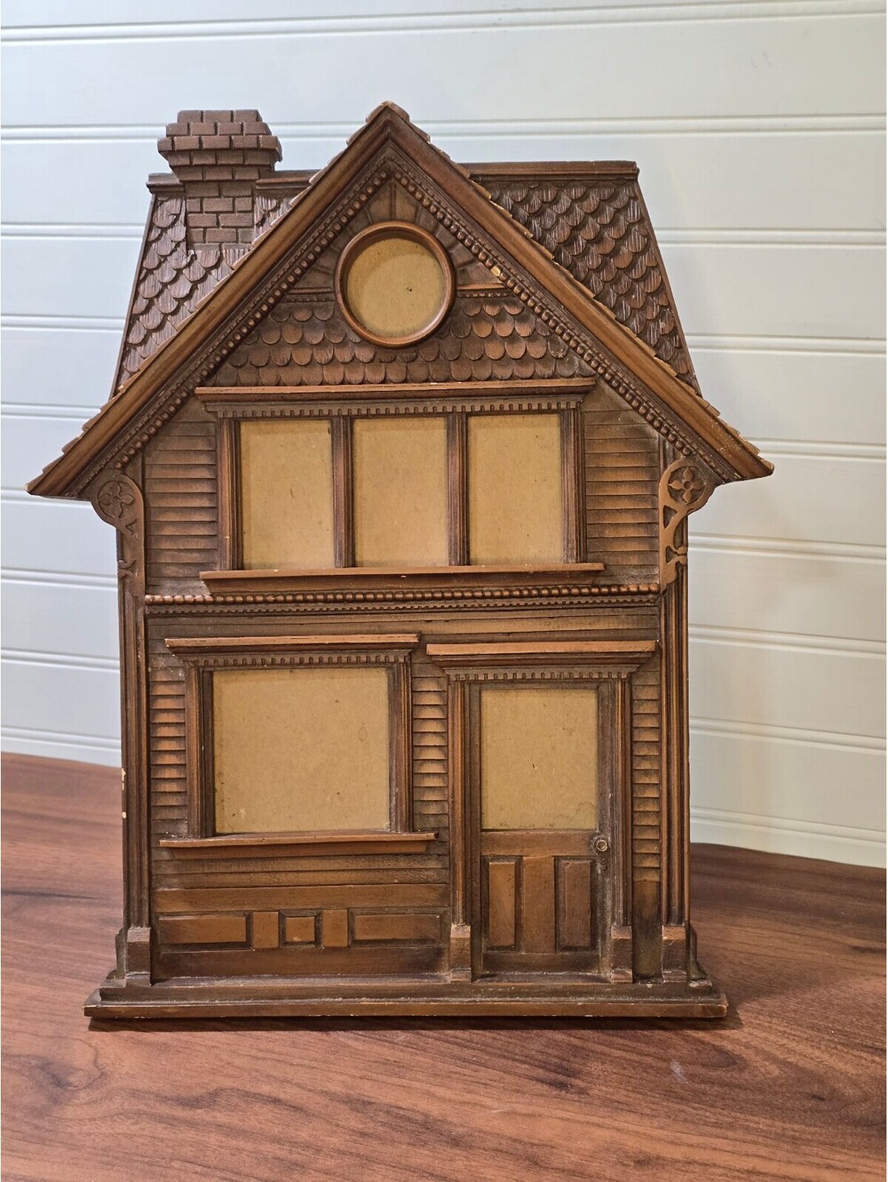 Vintage Victorian House Multi Photo Frame – Large Architectural Tabletop Frame